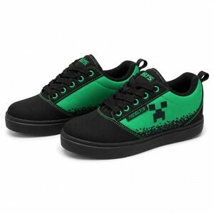 Heelys Pro 20 Minecraft Skate Shoes Kids 13C Green Black Good Creeper HES10542